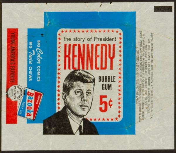 1963 Topps Story of President Kennedy